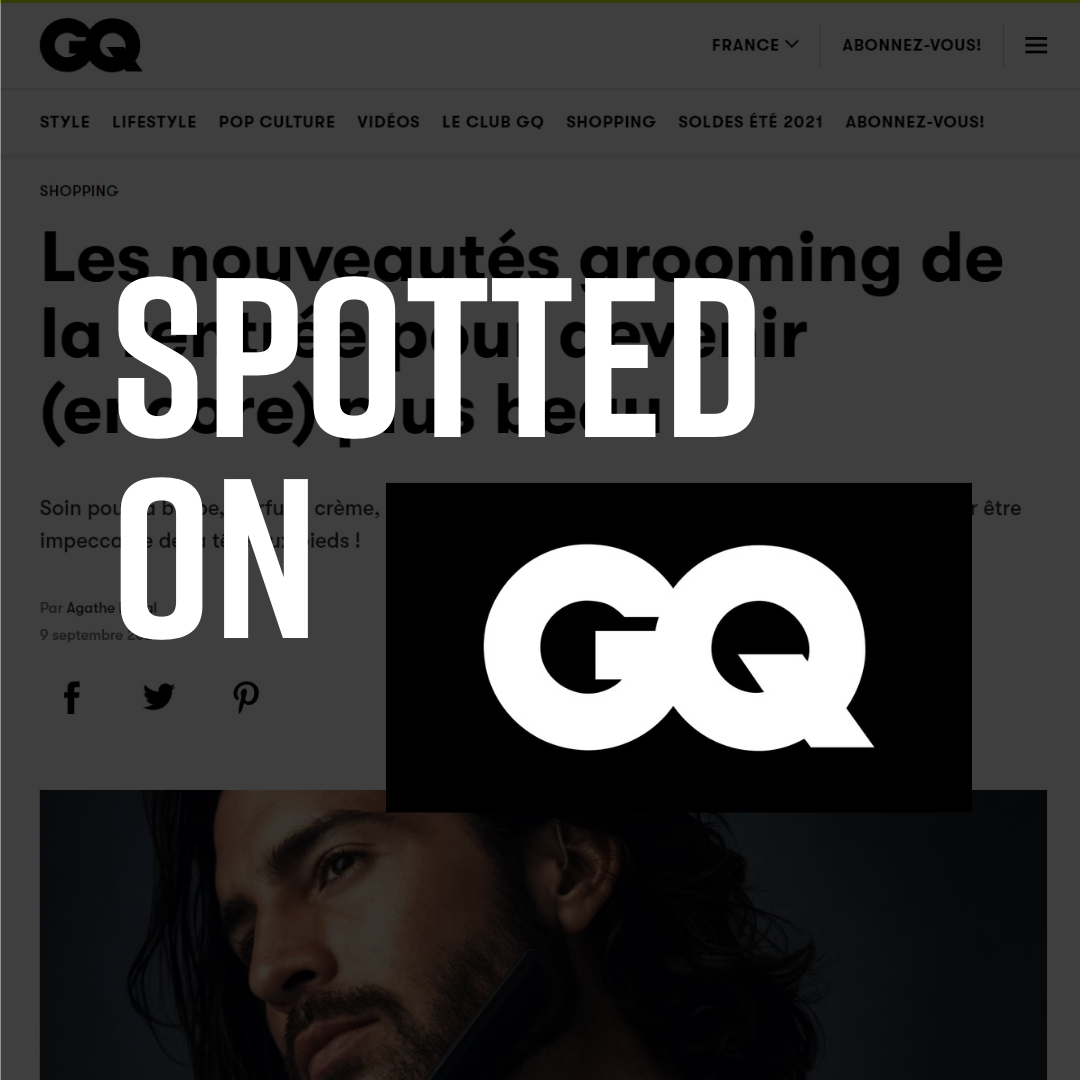Spotted on GQ !